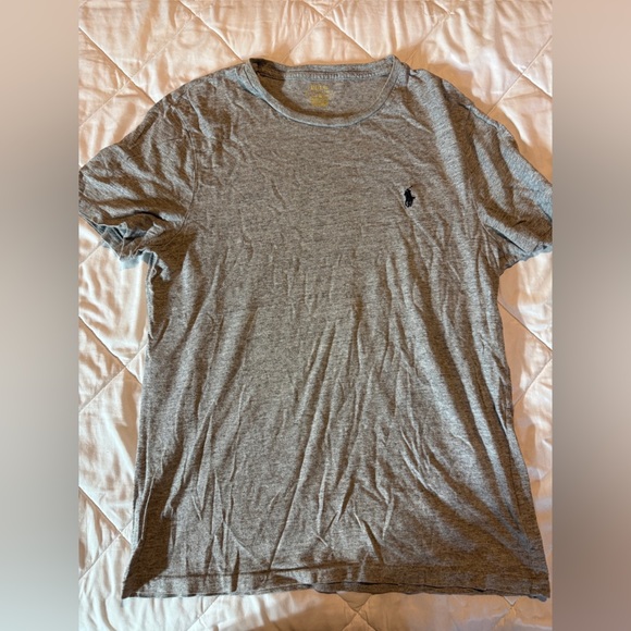 Polo by Ralph Lauren Gray Polo T-Shirt Relaxed Fit - Picture 1 of 3
